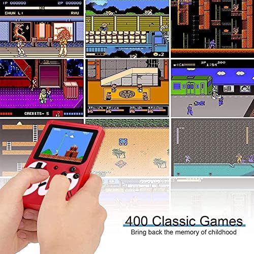 Consola Gameboy Retro Portátil con 400 Juegos Clásicos