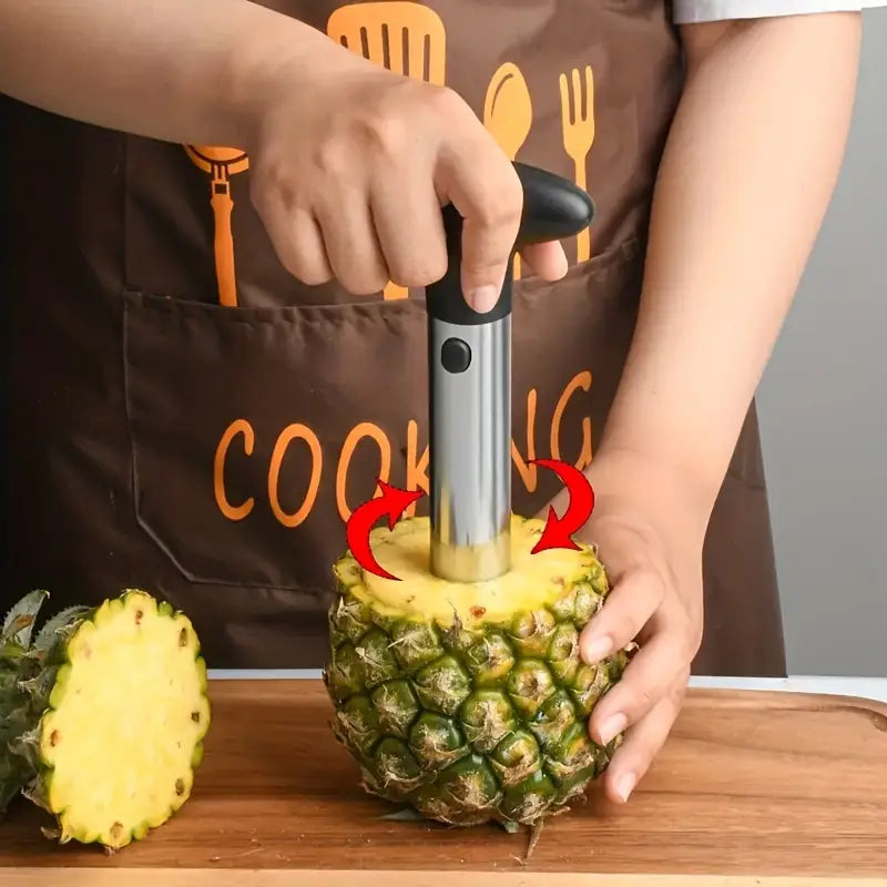 Cortador de Piña en Acero Inoxidable