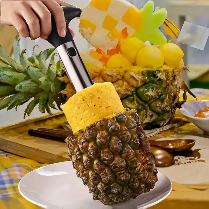 Cortador de Piña en Acero Inoxidable