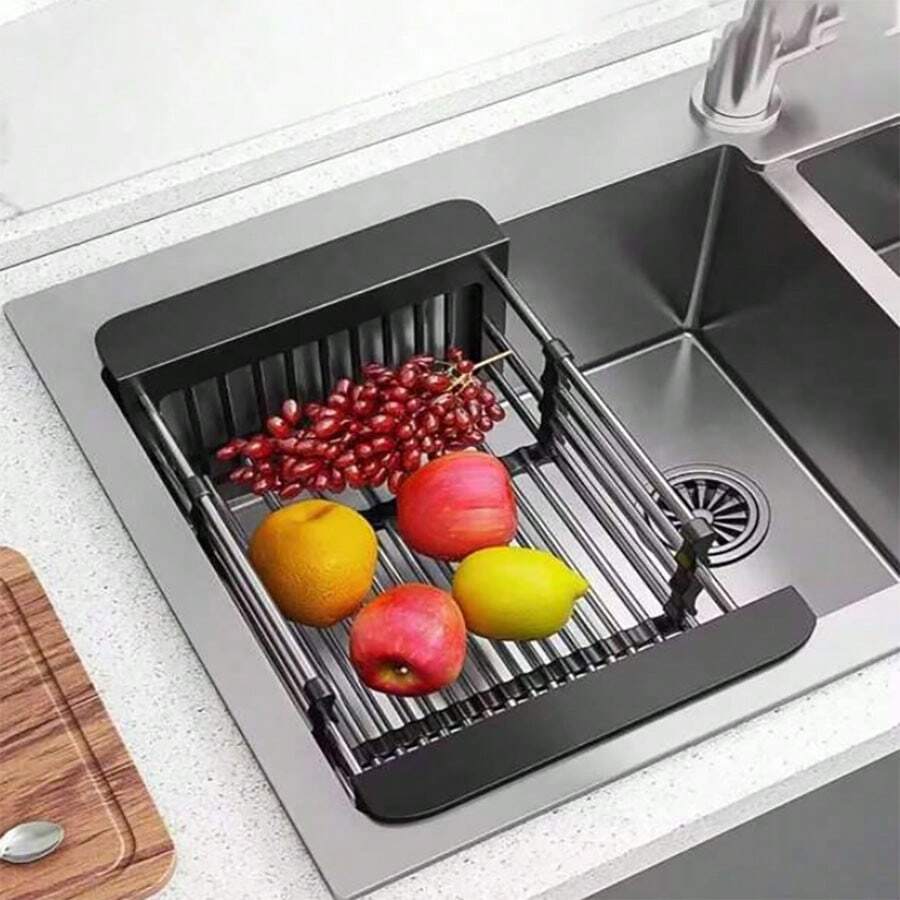 Estantería de cocina retractiles para fregadero