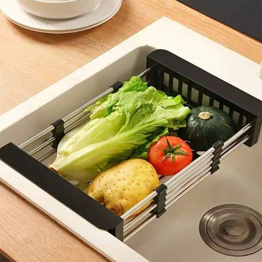 Estantería de cocina retractiles para fregadero