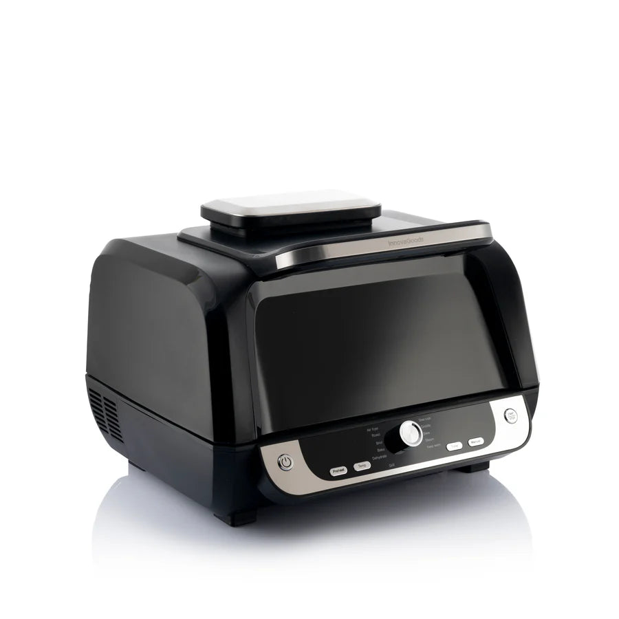 Freidora de Aire con Grill, Accesorios y Recetario Fryinn 12-in-1 6000 Negro Acero 3400 W 6 L
