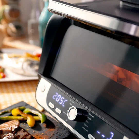 Freidora de Aire con Grill, Accesorios y Recetario Fryinn 12-in-1 6000 Negro Acero 3400 W 6 L