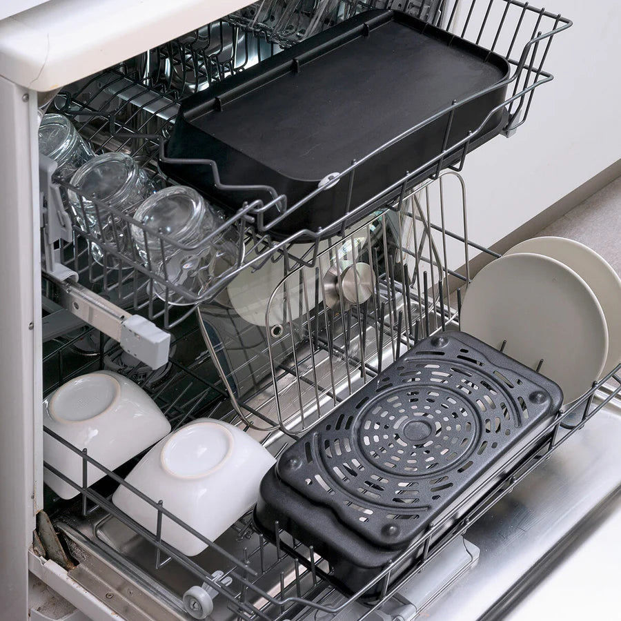 Freidora de Aire con Grill, Accesorios y Recetario Fryinn 12-in-1 6000 Negro Acero 3400 W 6 L