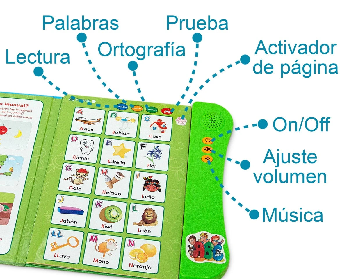 Libro con Sonido de Aprendizaje para Niños