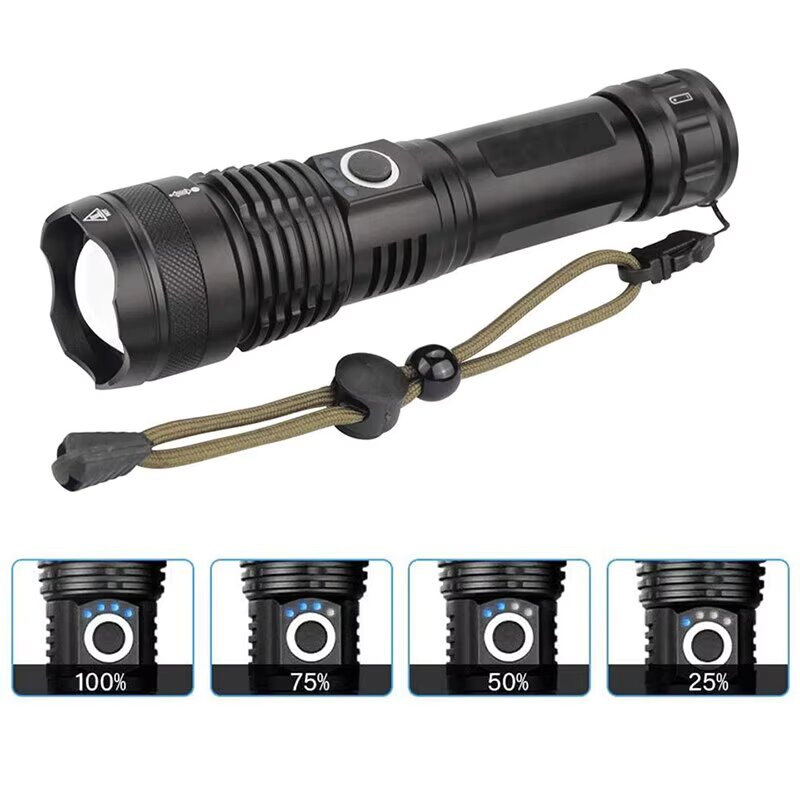 Linterna LED Recargable de Alta Potencia