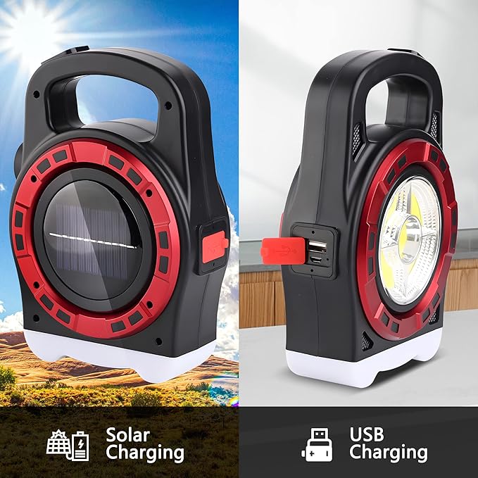 Linterna solar multiuso