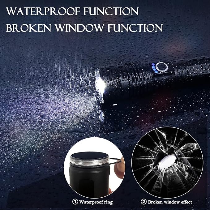Linterna LED Recargable de Alta Potencia