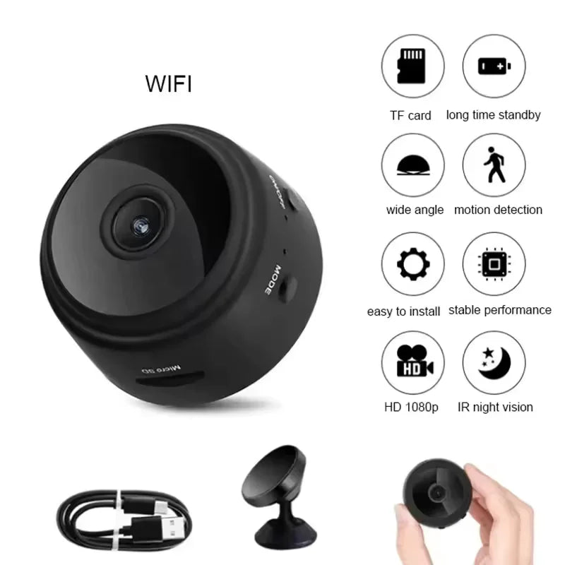 Mini cámara vigilancia HD 1080P