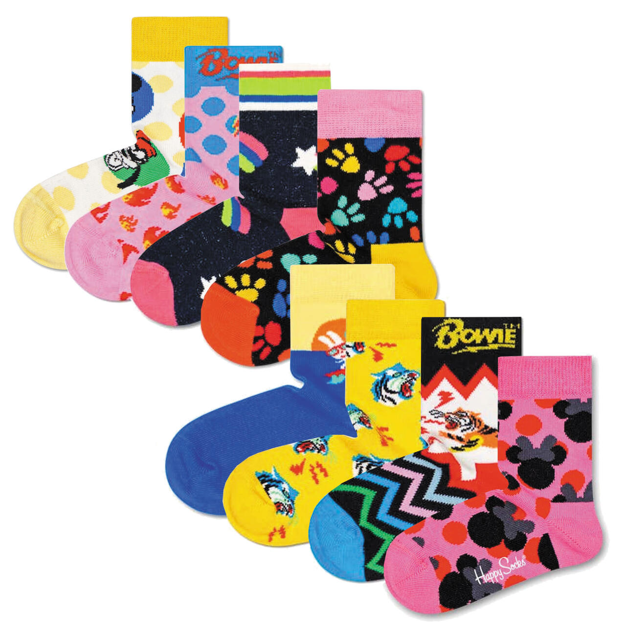 Set de 8 Pares de Calcetines Kids Surtidos - Happy Socks