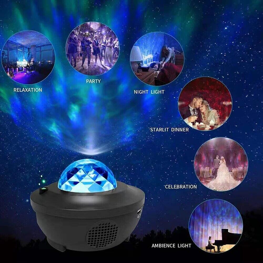 Proyector de galaxia LED