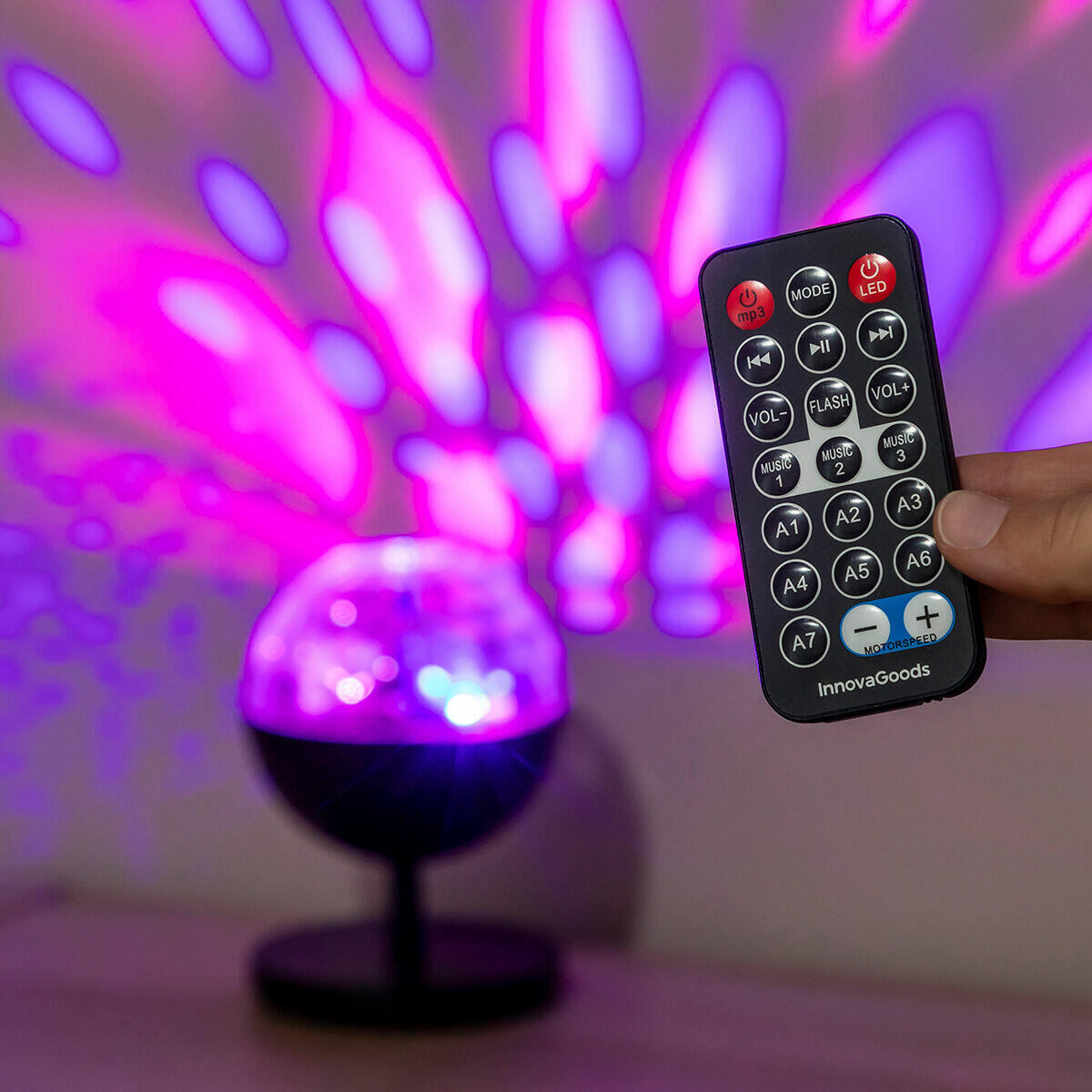 Proyector LED Recargable con Altavoz Istarlyt