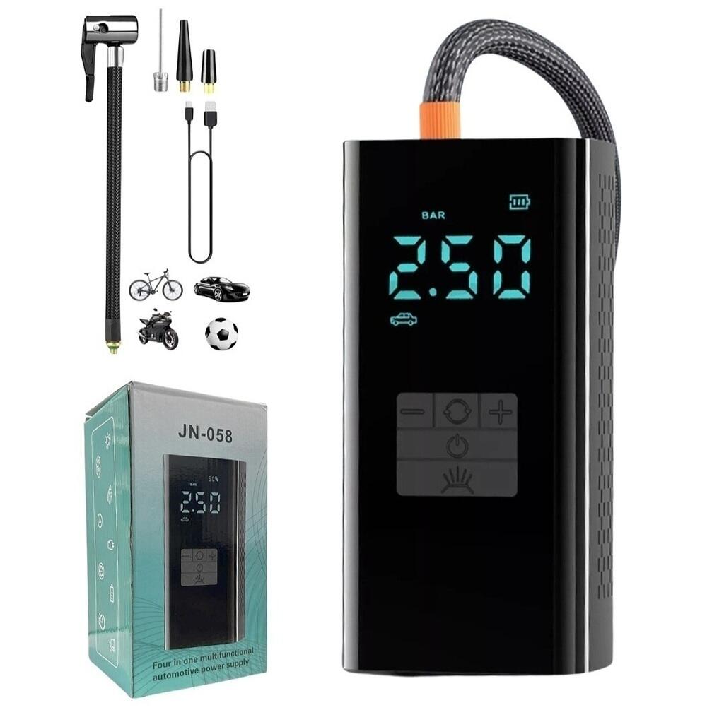 Inflador Eléctrico con Linterna LED