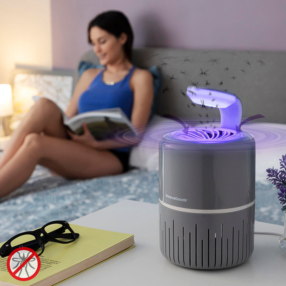 Lámpara Antimosquitos por Succión KL Drain
