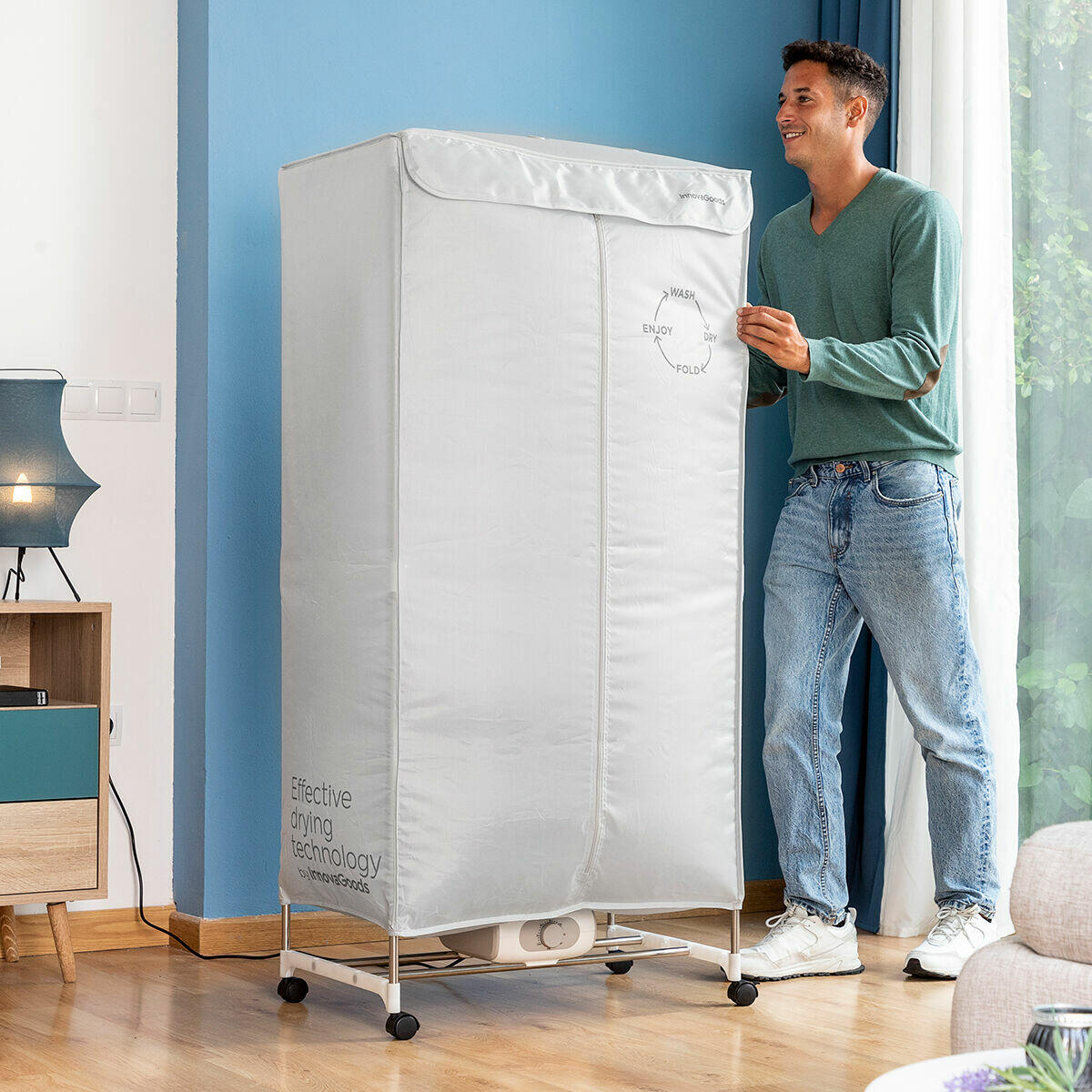 Secadora Eléctrica Portátil de 2 Alturas Dupledry 1200 W