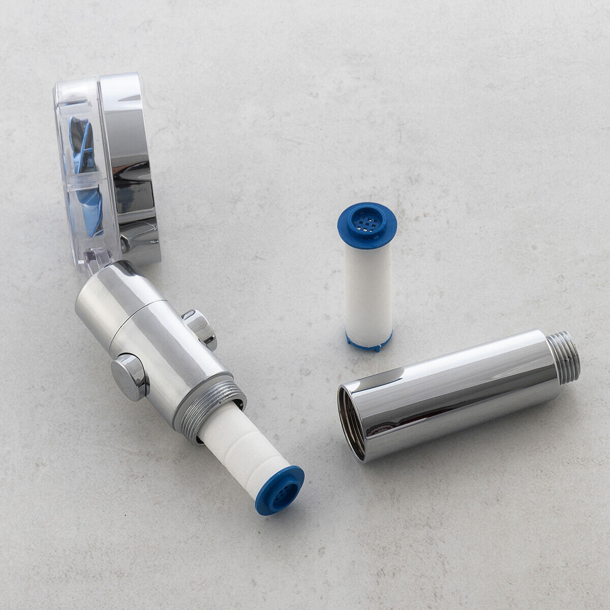 Ecoducha con Hélice de Presión y Filtro Purificador Heliwer