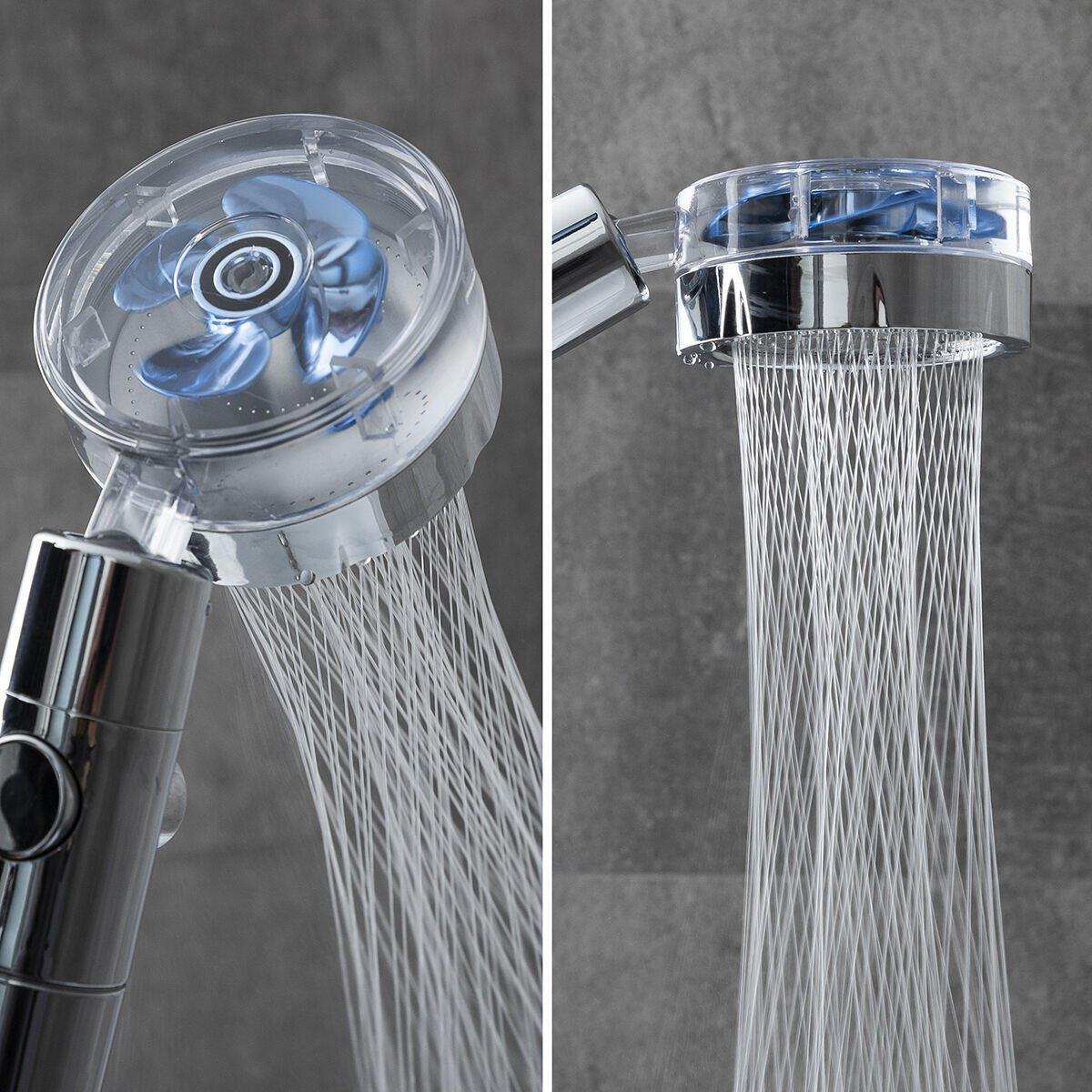 Ecoducha con Hélice de Presión y Filtro Purificador Heliwer