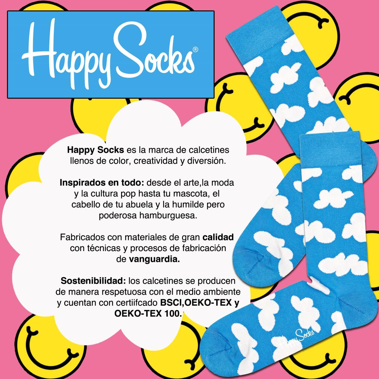 Set de 8 Pares de Calcetines Kids Surtidos - Happy Socks