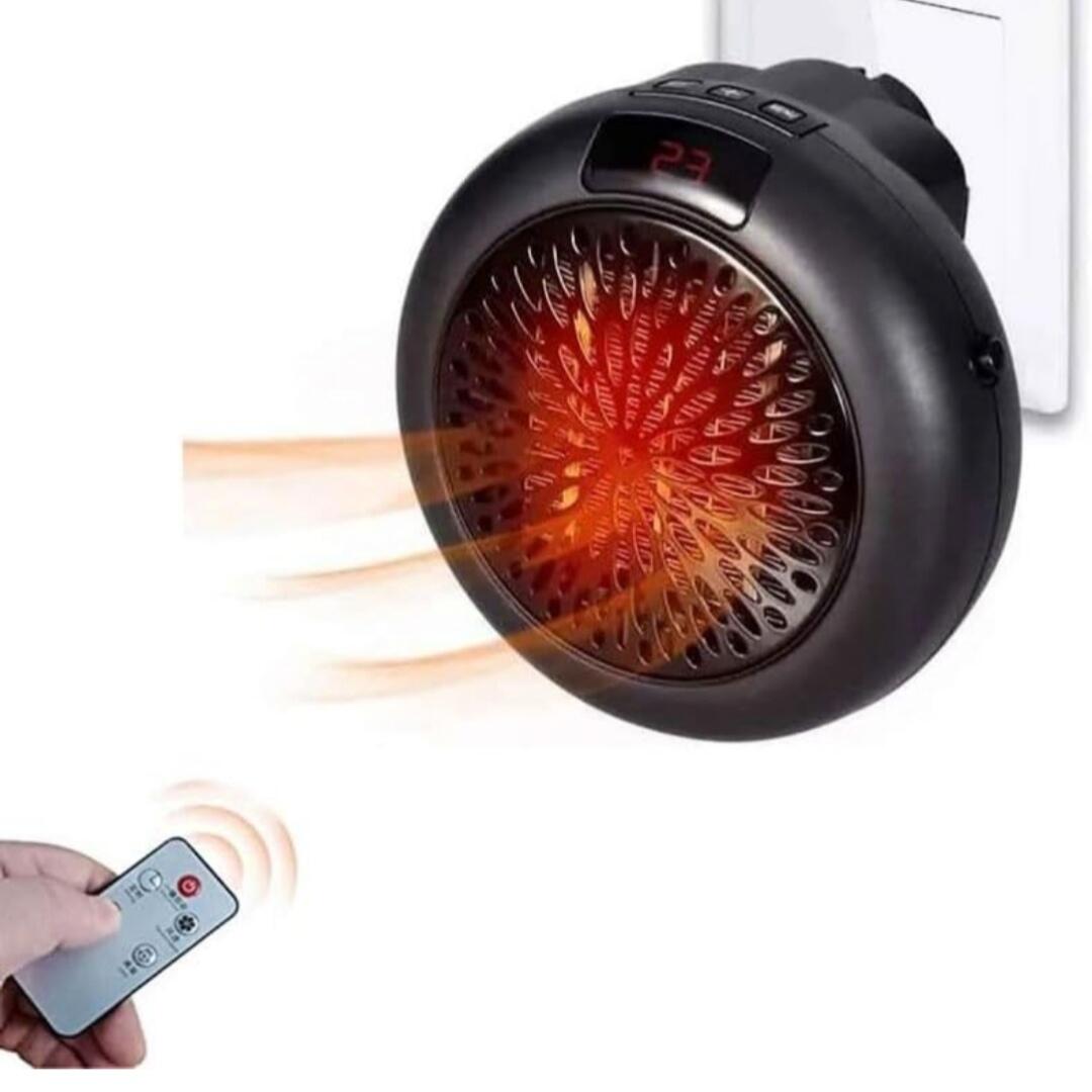 Calefactor Portátil 900W - Compacto, Silencioso y Eficiente