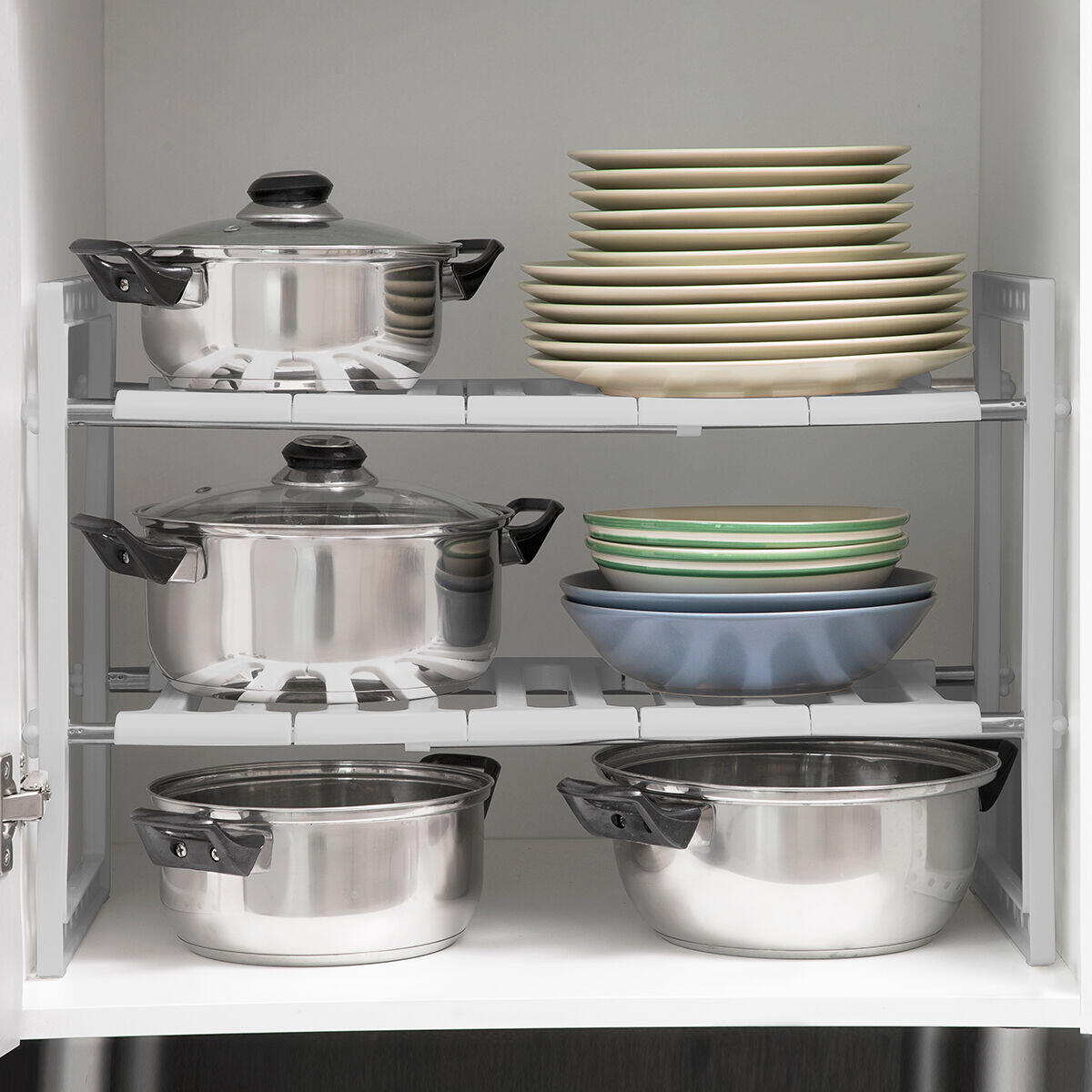 Estantería Extensible para Fregadero Shibblek 2 Estantes