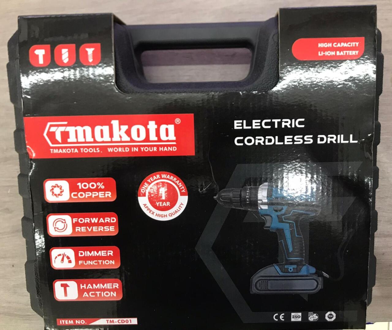 Taladro TMAKOTA Inalámbrico de 28V con Accesorios