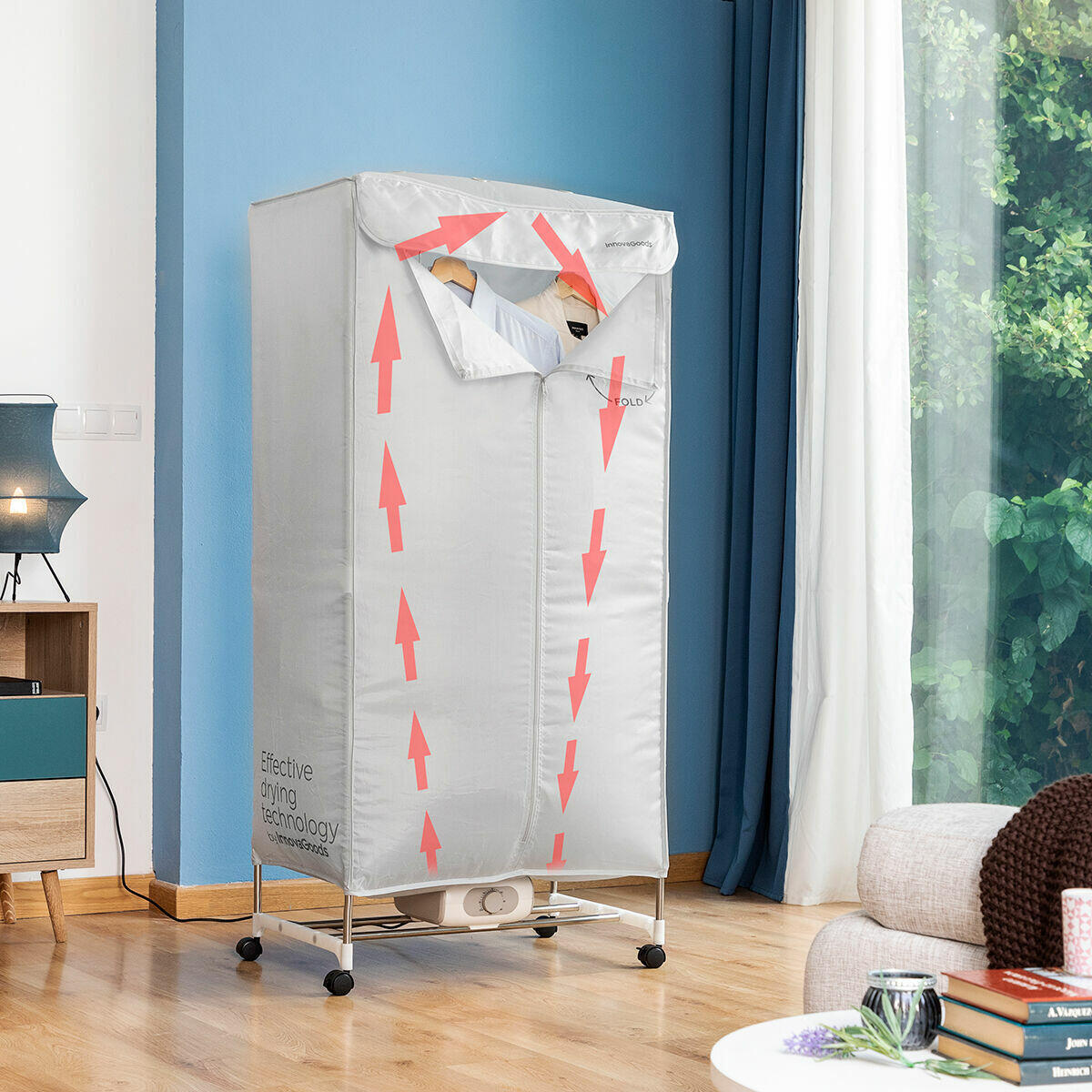 Secadora Eléctrica Portátil de 2 Alturas Dupledry 1200 W