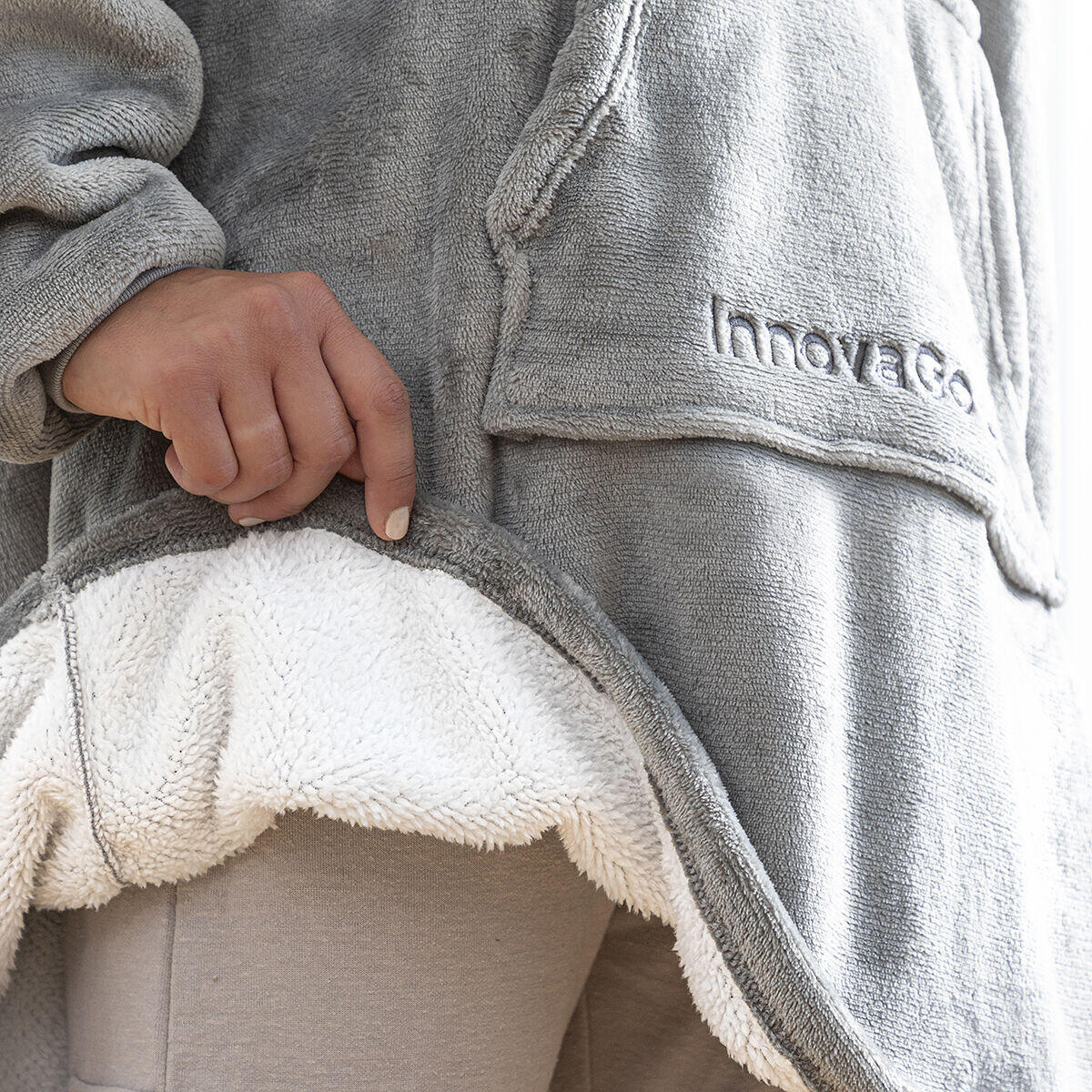 Batamanta Sudadera Oversized con Forro Polar Swug