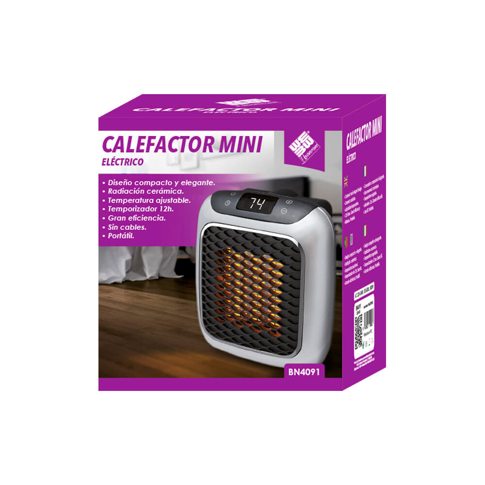 Mini Calefactor de Enchufe Portátil