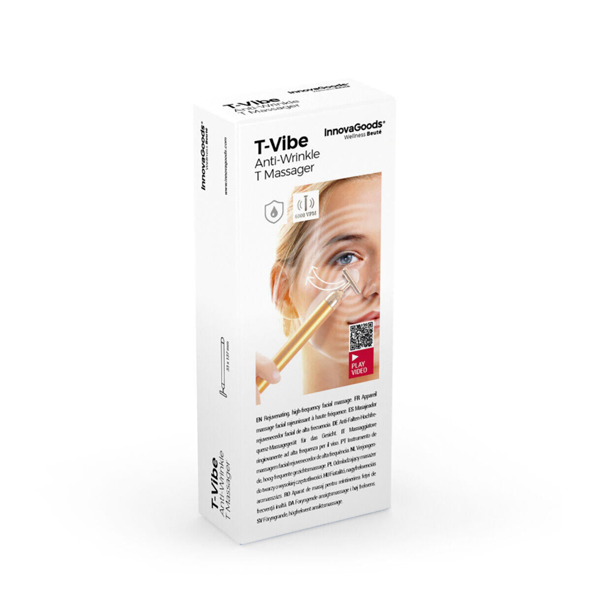 Masajeador Rejuvenecedor Facial de Alta Frecuencia T-Vibe