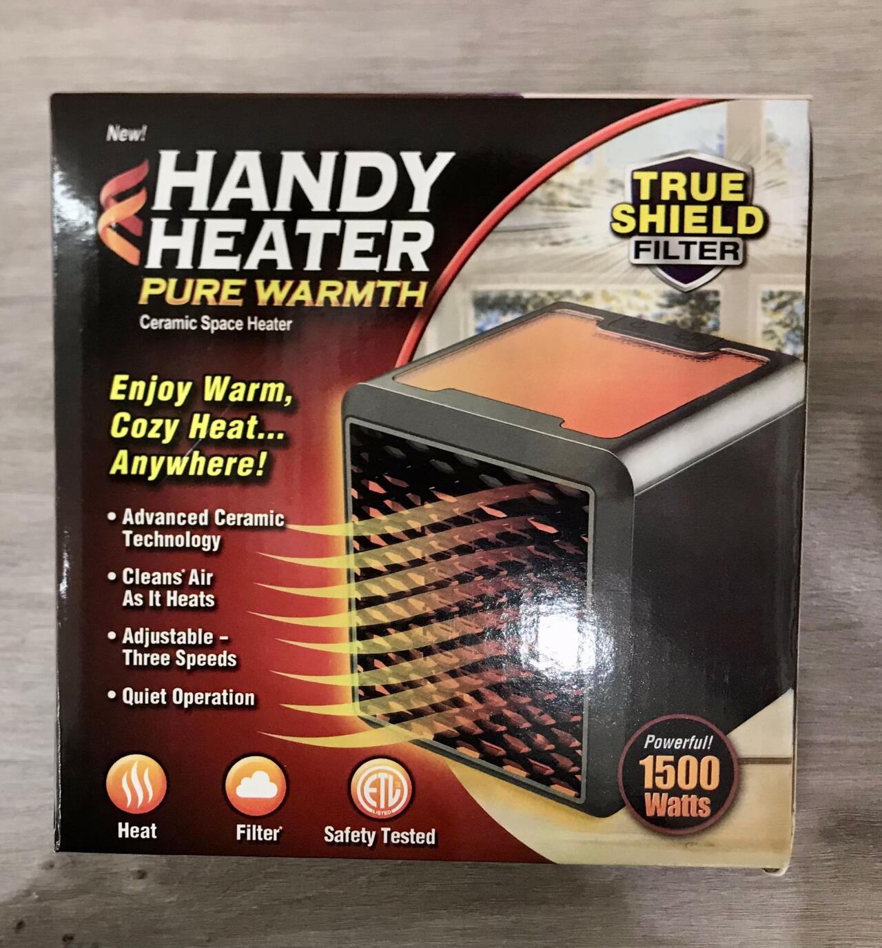 Calefactor Cerámico Portátil 1500W