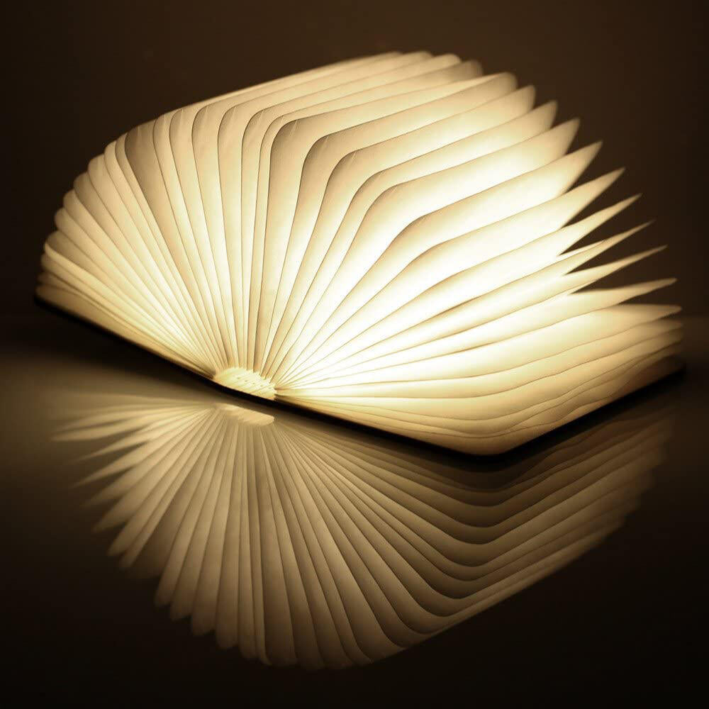 Lámpara Libro Plegable – Iluminación Mágica