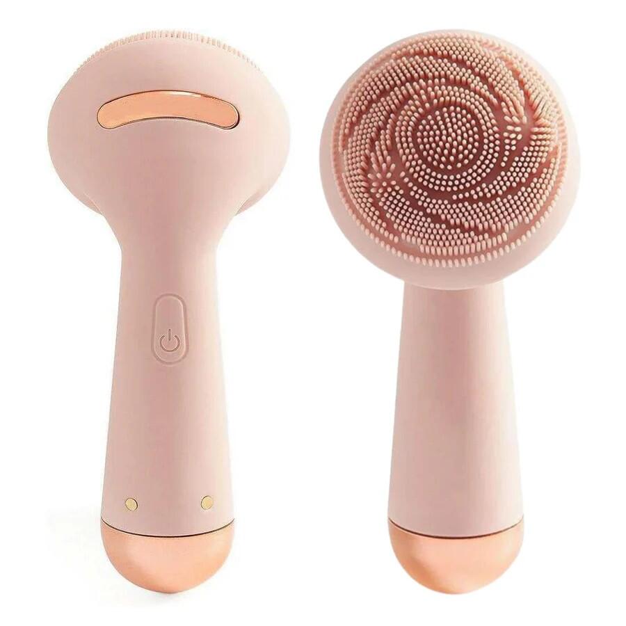 Cepillo Facial Eléctrico Rosa Recargable