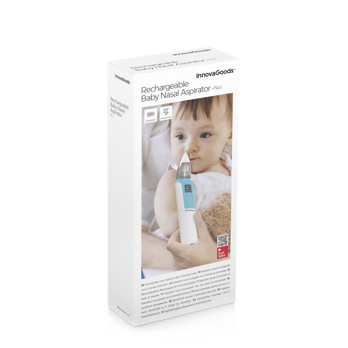 Aspirador Nasal Recargable para Bebés Nizi