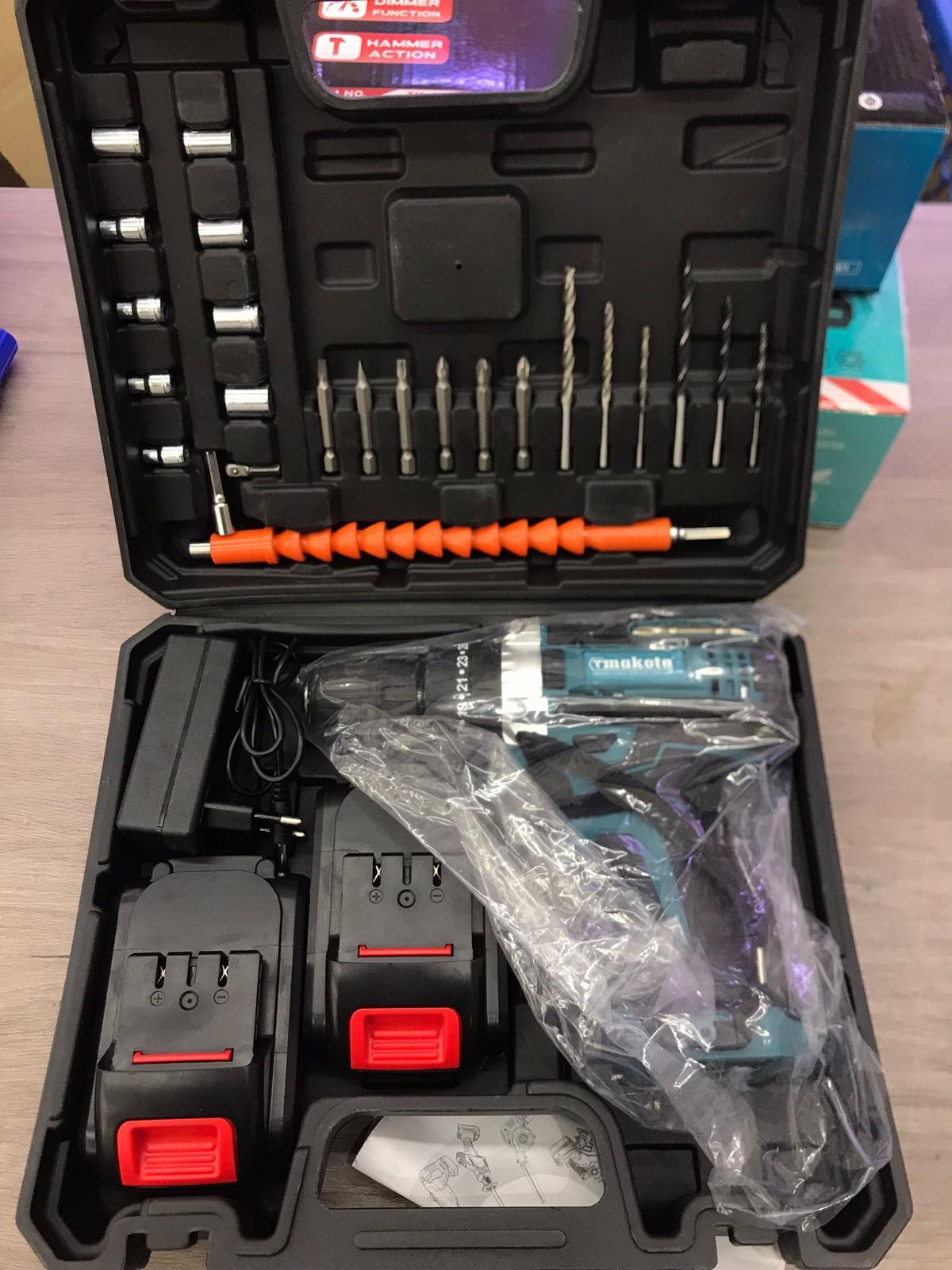 Taladro TMAKOTA Inalámbrico de 28V con Accesorios
