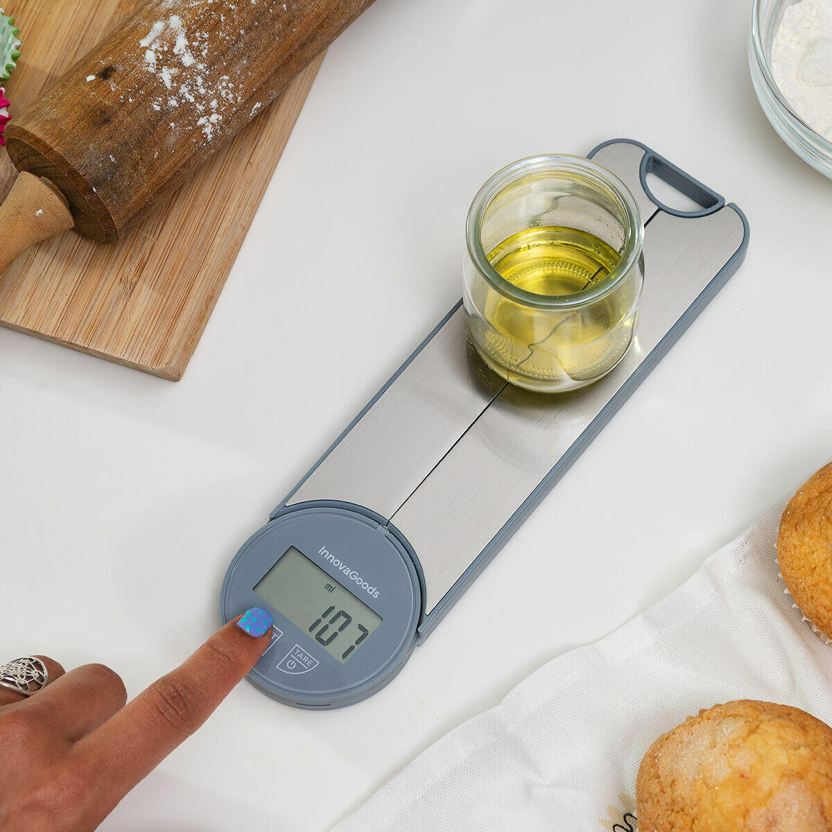 Báscula de Cocina Digital Plegable Skolden