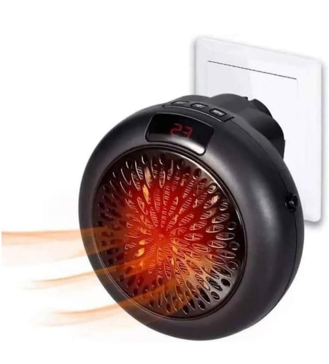 Calefactor Portátil 900W - Compacto, Silencioso y Eficiente