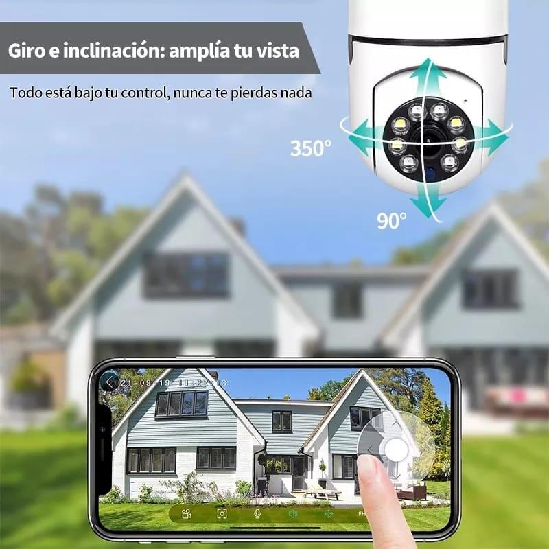 Cámara Wifi con Forma de Bombilla