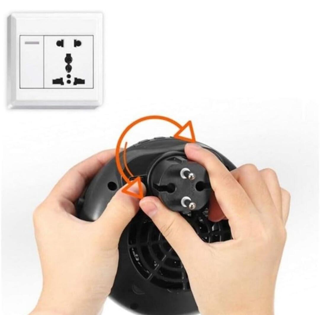 Calefactor Portátil 900W - Compacto, Silencioso y Eficiente