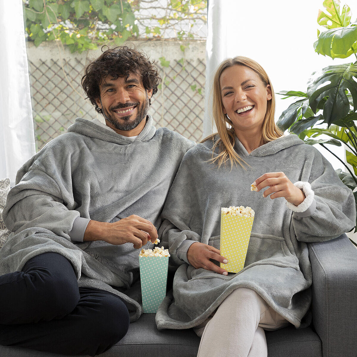 Batamanta Sudadera Oversized con Forro Polar Swug