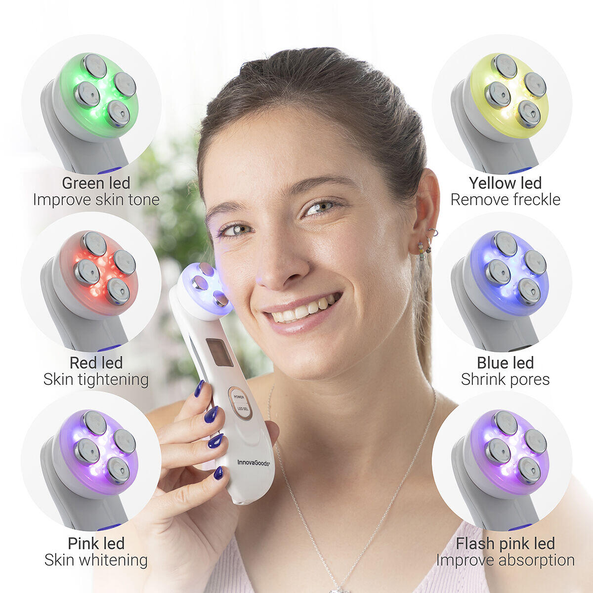 Masajeador Facial, piel radiante y rejuvenecida