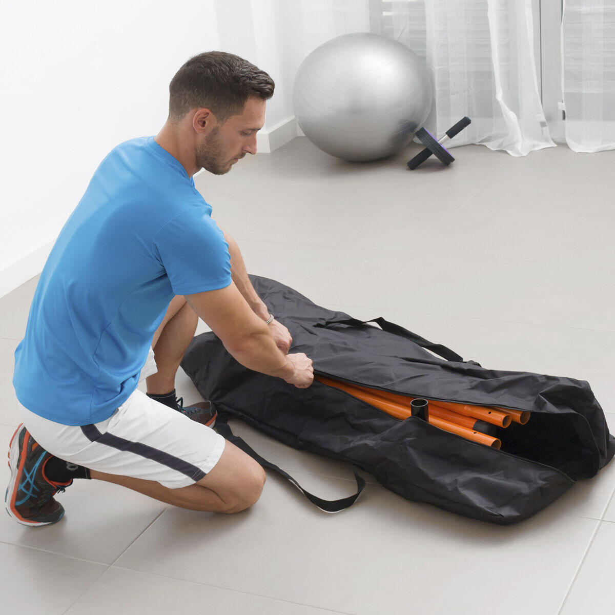 Estación de Dominadas y Fitness con Guía de Ejercicios
