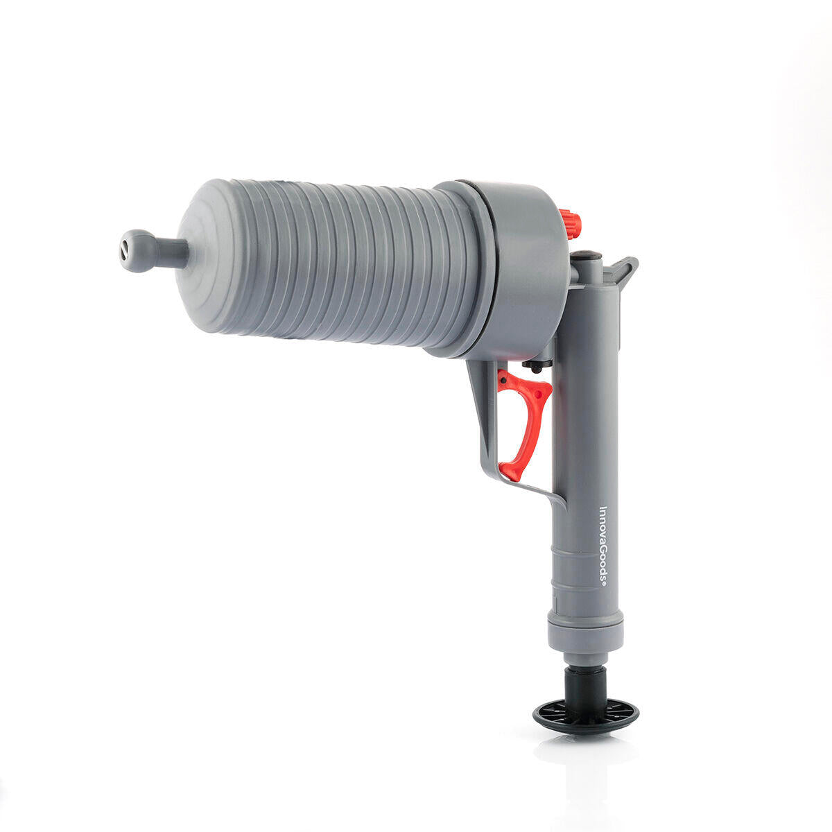 Pistola Desatascadora de Aire Comprimido Universal con Adaptadores