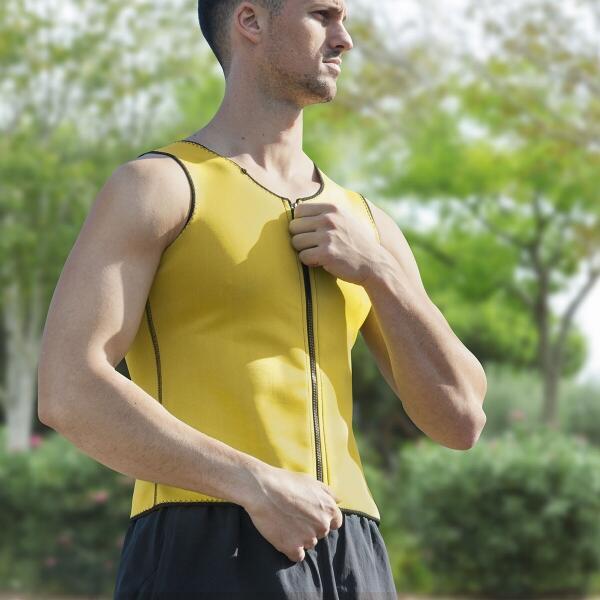 Chaleco deportivo con efecto sauna para hombre y mujer