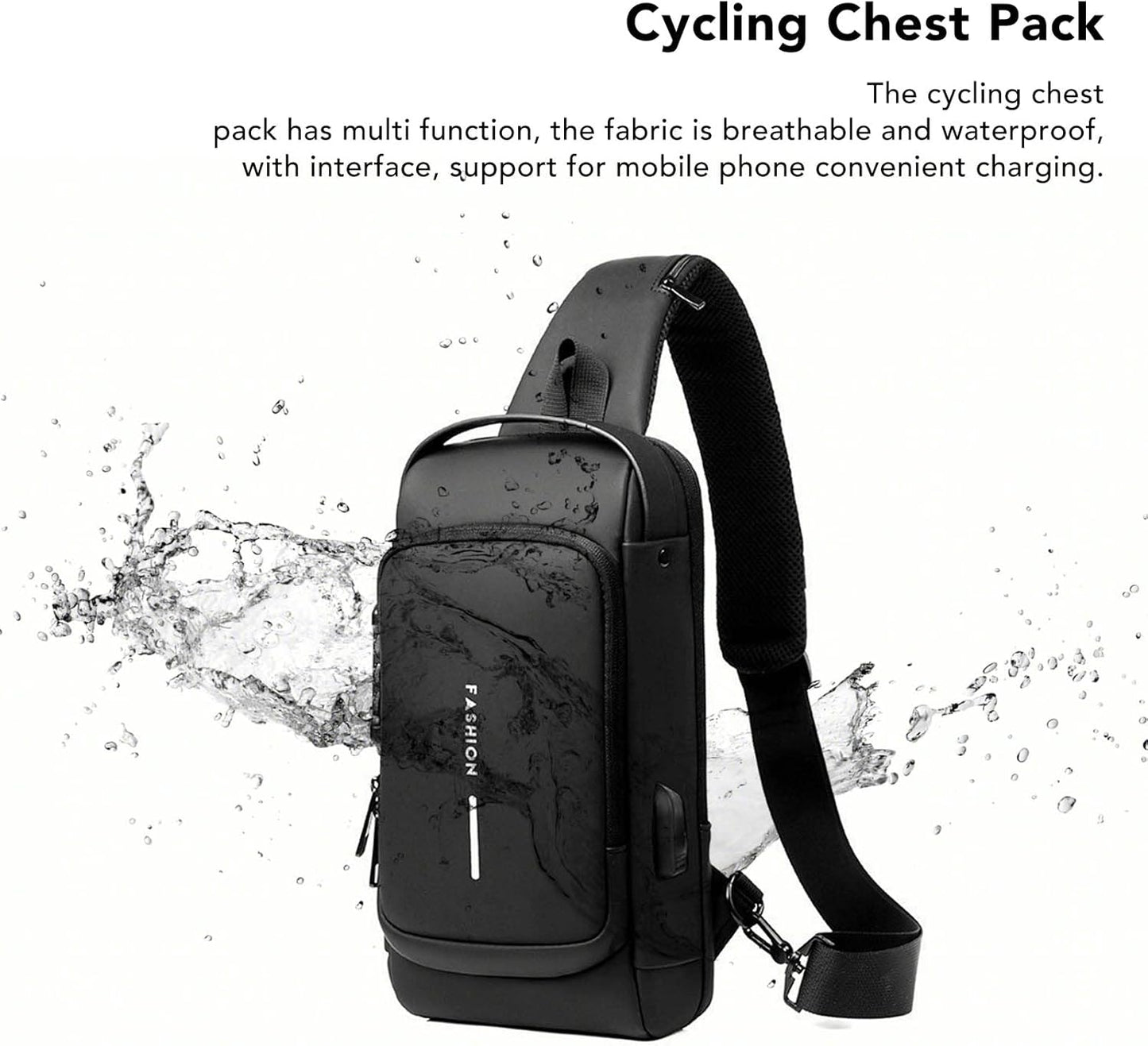 Bandolera/ Mochila Anti-robo Hombre