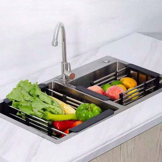 Estantería de cocina retractiles para fregadero