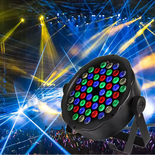 Foco LED Par, 54 LED RGB