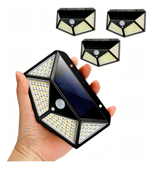 Focos Solares Led x3 unidades – Sensor y Carga Solar