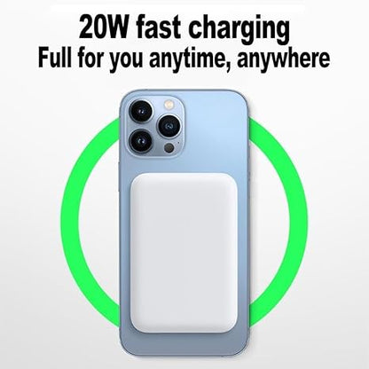 Power Bank de 5000 mAh Carga Inalámbrica y por Cable