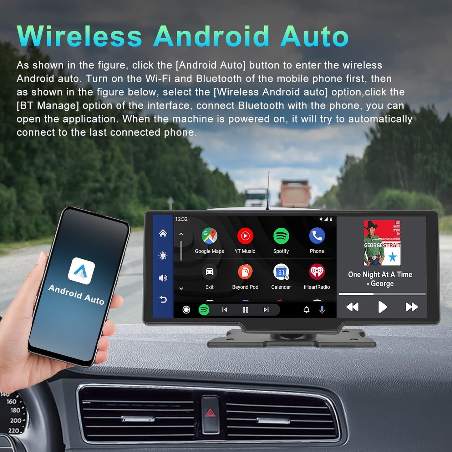 Pantalla de coche Apple Carplay Android Carplay