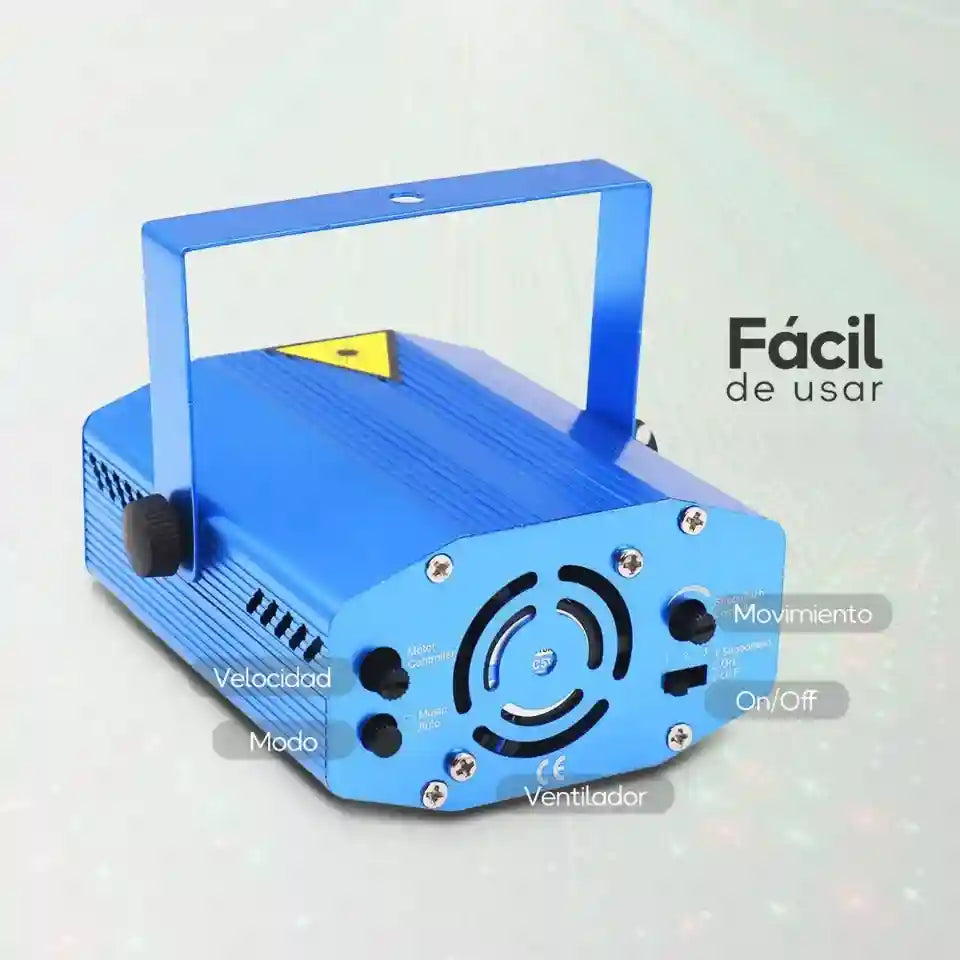 Proyector Láser de Luces de Discoteca